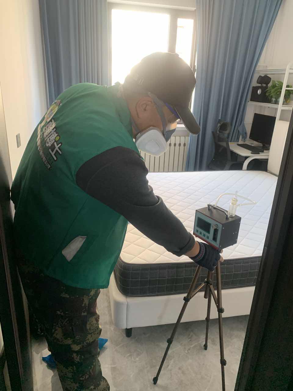 康保醛博士百和国际小区测甲醛 甲醛检测现场